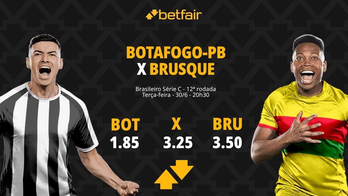 Botafogo-PB x Brusque - Série C 2026: Dicas, Palpites, Odds, Escalações, Horário, Onde Assistir