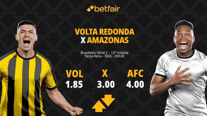 Volta Redonda x Amazonas - Série C 2026: Dicas, Palpites, Odds, Escalações, Horário, Onde Assistir