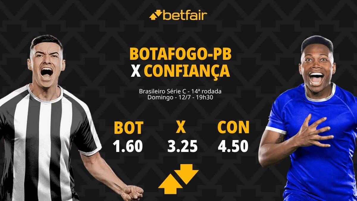 Botafogo-PB x Confiança - Série C 2026: Dicas, Palpites, Odds, Escalações, Horário, Onde Assistir