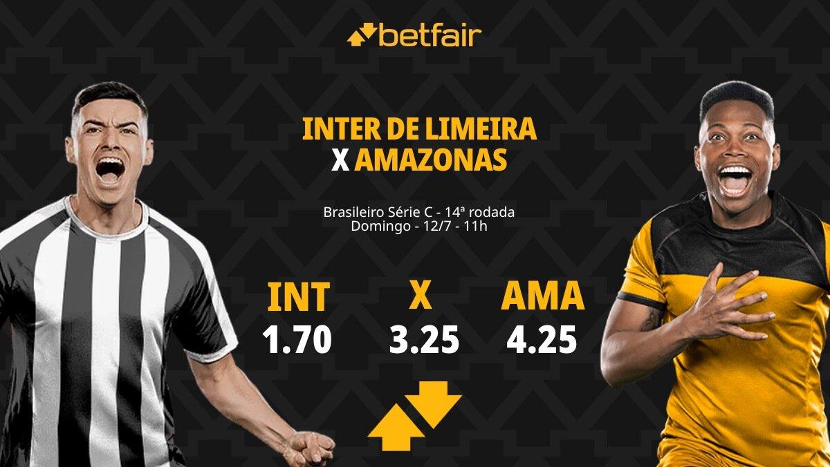 Inter de Limeira x Amazonas - Série C 2026: Dicas, Palpites, Odds, Escalações, Horário, Onde Assistir
