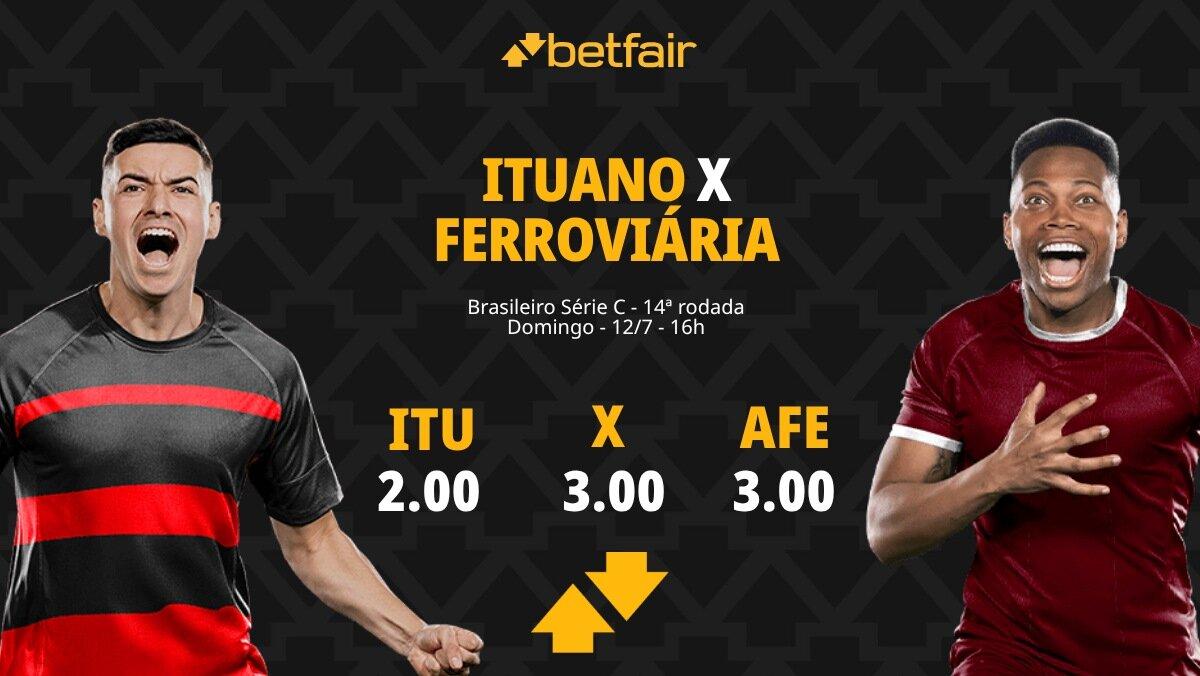 Ituano x Ferroviária - Série C 2026: Dicas, Palpites, Odds, Escalações, Horário, Onde Assistir