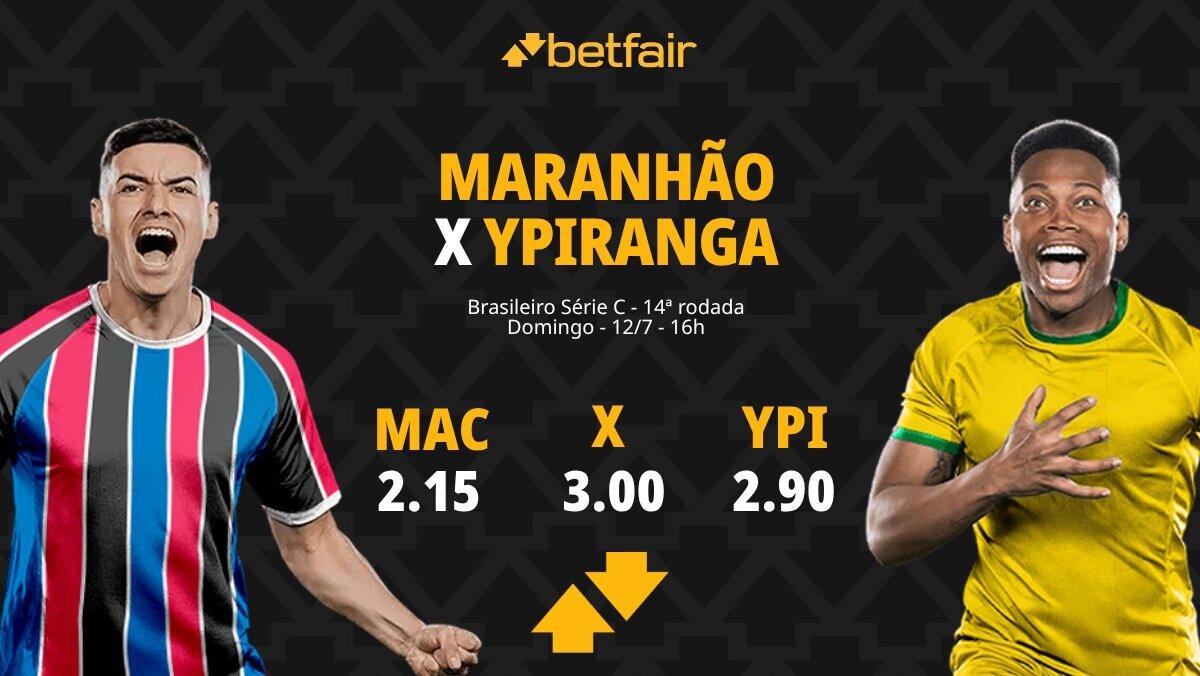 Maranhão x Ypiranga - Série C 2026: Dicas, Palpites, Odds, Escalações, Horário, Onde Assistir