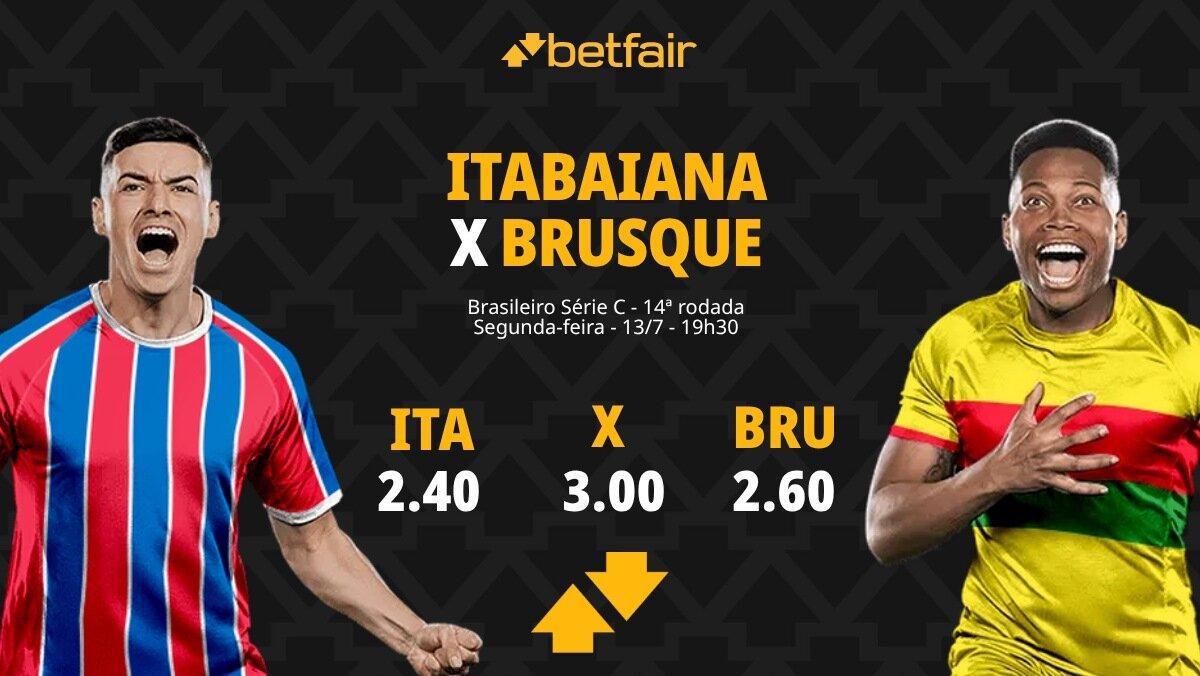 Itabaiana x Brusque - Série C 2026: Dicas, Palpites, Odds, Escalações, Horário, Onde Assistir