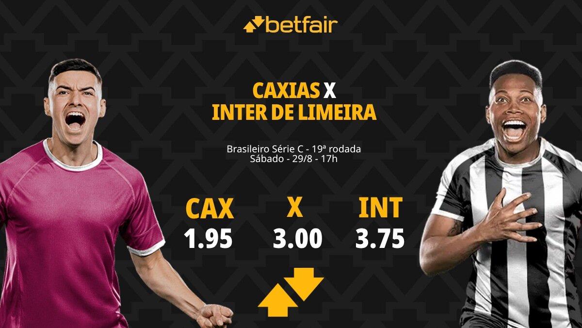 Caxias x Inter de Limeira - Série C 2026: Notícias, Odds, Estatísticas, Escalações, Horário, Onde Assistir