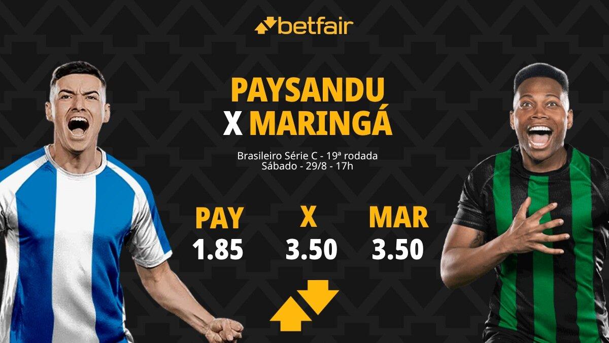 Paysandu x Maringá - Série C 2026: Notícias, Odds, Estatísticas, Escalações, Horário, Onde Assistir