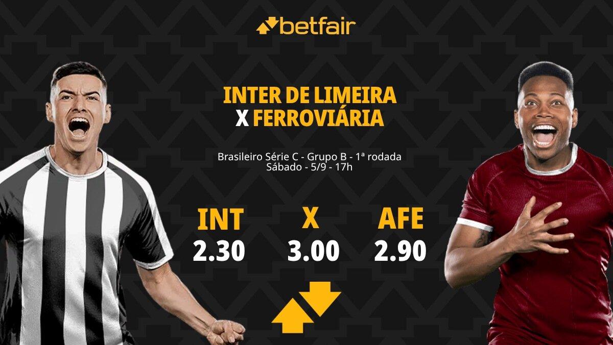 Inter de Limeira x Ferroviária - Série C 2026: Notícias, Odds, Estatísticas, Escalações, Horário, Onde Assistir