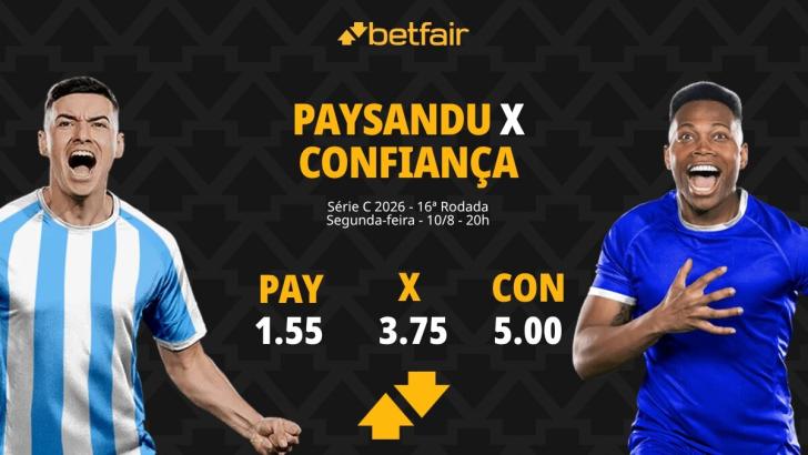 Paysandu x Confiança - Série C 2026: Notícias, Odds, Estatísticas, Escalações, Horário, Onde Assistir