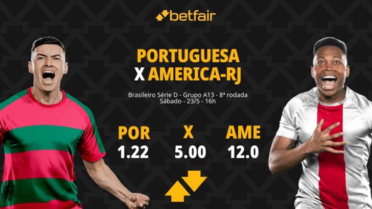 Portuguesa x America-RJ - Série D 2026: Dicas, Palpites, Odds, Escalações, Horário, Onde Assistir