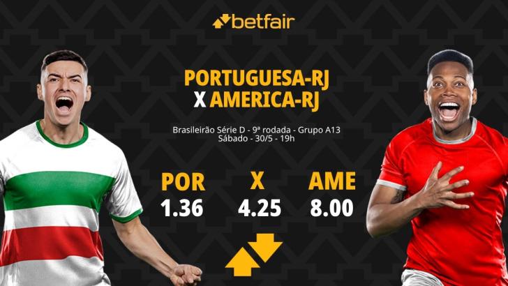 Portuguesa-RJ x America-RJ - Série D 2026: Dicas, Palpites, Odds, Escalações, Horário, Onde Assistir