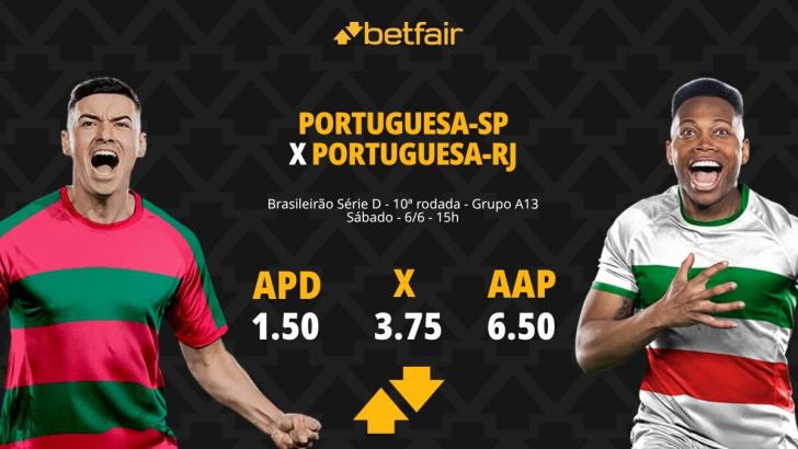 Portuguesa-SP x Portuguesa-RJ - Série D 2026: Dicas, Palpites, Odds, Escalações, Horário, Onde Assistir