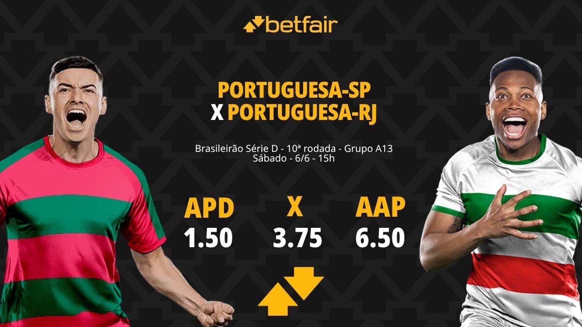 Portuguesa-SP x Portuguesa-RJ - Série D 2026: Dicas, Palpites, Odds, Escalações, Horário, Onde Assistir