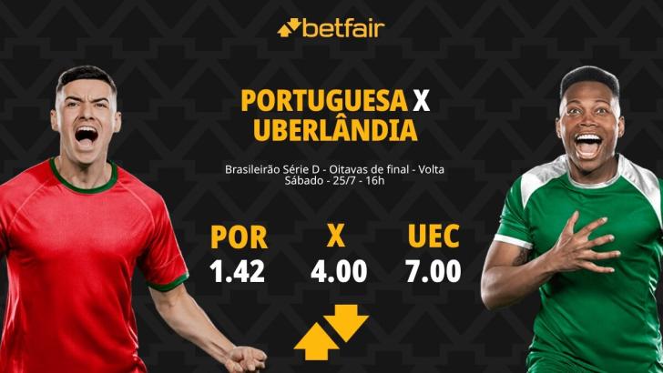 Portuguesa x Uberlândia - Série D 2026: Notícias, Odds, Estatísticas, Escalações, Horário, Onde Assistir