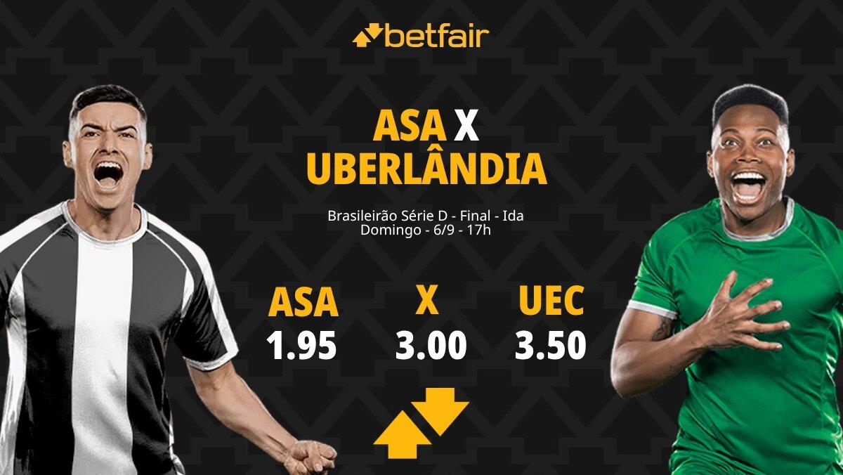 ASA x Uberlândia - Série D 2026: Notícias, Odds, Estatísticas, Escalações, Horário, Onde Assistir