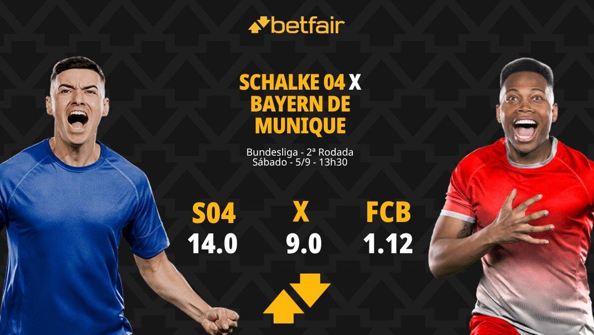 Schalke 04 x Bayern de Munique - Bundesliga: Notícias, Odds, Estatísticas, Escalações, Horário, Onde Assistir