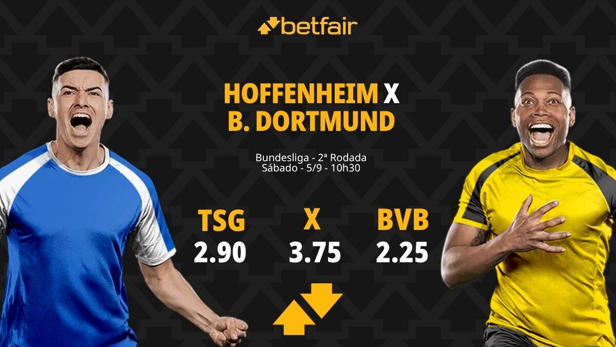 Hoffenheim x Borussia Dortmund - Bundesliga: Notícias, Odds, Estatísticas, Escalações, Horário, Onde Assistir