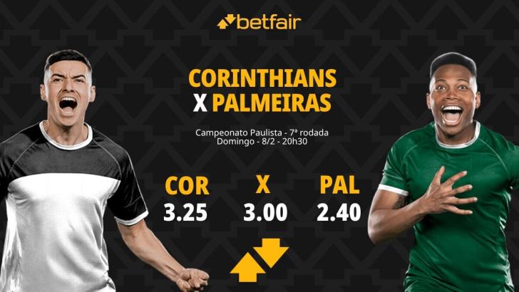 Corinthians x Palmeiras: Palpites, Odds e Onde Assistir - Paulistão 2026