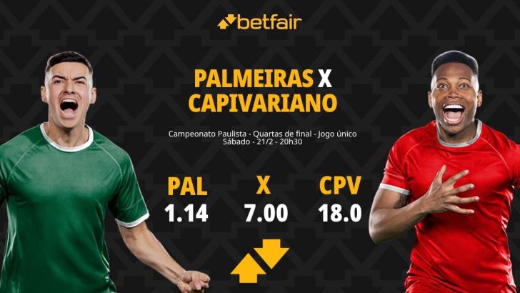 Palmeiras x Capivariano: Palpites, Odds e Onde Assistir - Paulistão 2026