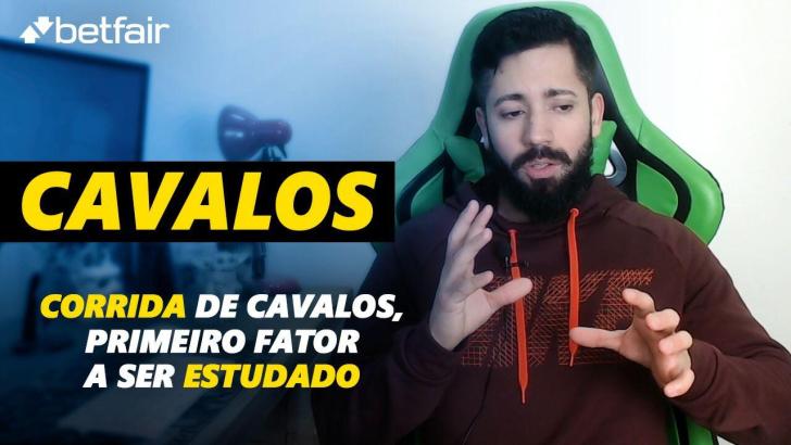 Corrida de cavalos - Primeiro fator a ser estudado