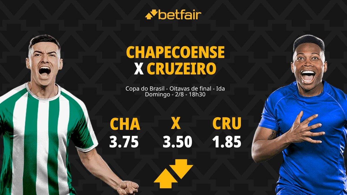 Chapecoense x Cruzeiro - Copa do Brasil: Notícias, Odds, Estatísticas, Escalações, Horário, Onde Assistir