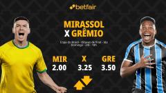 Mirassol x Grêmio - Copa do Brasil: Notícias, Odds, Estatísticas, Escalações, Horário, Onde Assistir