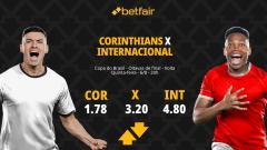 Corinthians x Internacional - Copa do Brasil: Notícias, Odds, Estatísticas, Escalações, Horário, Onde Assistir