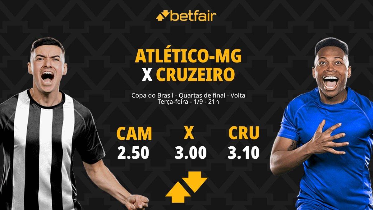 Atlético-MG x Cruzeiro - Copa do Brasil: Notícias, Odds, Estatísticas, Escalações, Horário, Onde Assistir