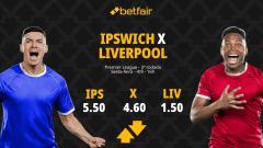 Ipswich Town x Liverpool - Premier League: Notícias, Odds, Estatísticas, Escalações, Horário, Onde Assistir