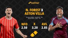 Nottingham Forest x Aston Villa - Europa League: Dicas, Palpites, Odds, Escalações, Horário, Onde Assistir