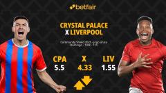 Crystal Palace x Liverpool - Community Shield 2025: palpites, odds, onde assistir ao vivo, escalações e horário