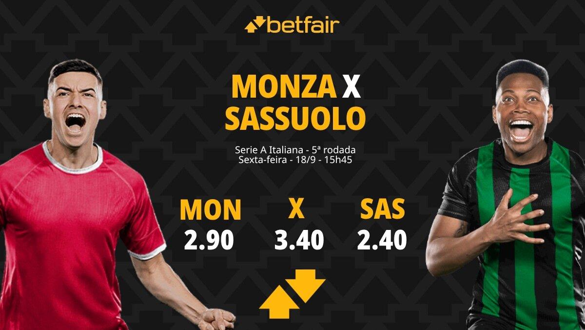 Monza x Sassuolo - Serie A Italiana: Notícias, Odds, Estatísticas, Escalações, Horário, Onde Assistir