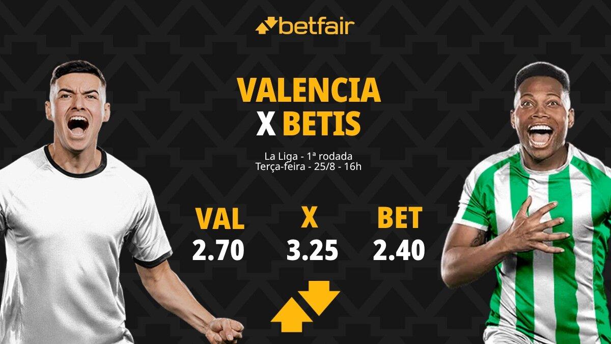 Valencia x Betis - La Liga: Notícias, Odds, Estatísticas, Escalações, Horário, Onde Assistir