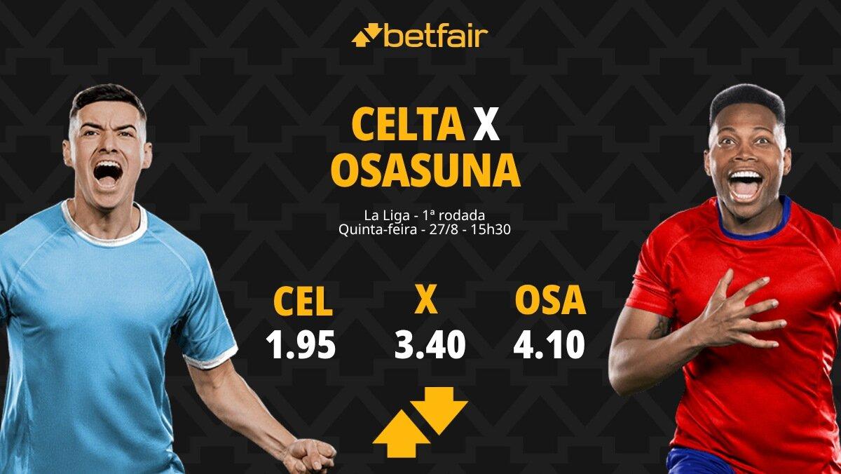 Celta de Vigo x Osasuna - La Liga: Notícias, Odds, Estatísticas, Escalações, Horário, Onde Assistir