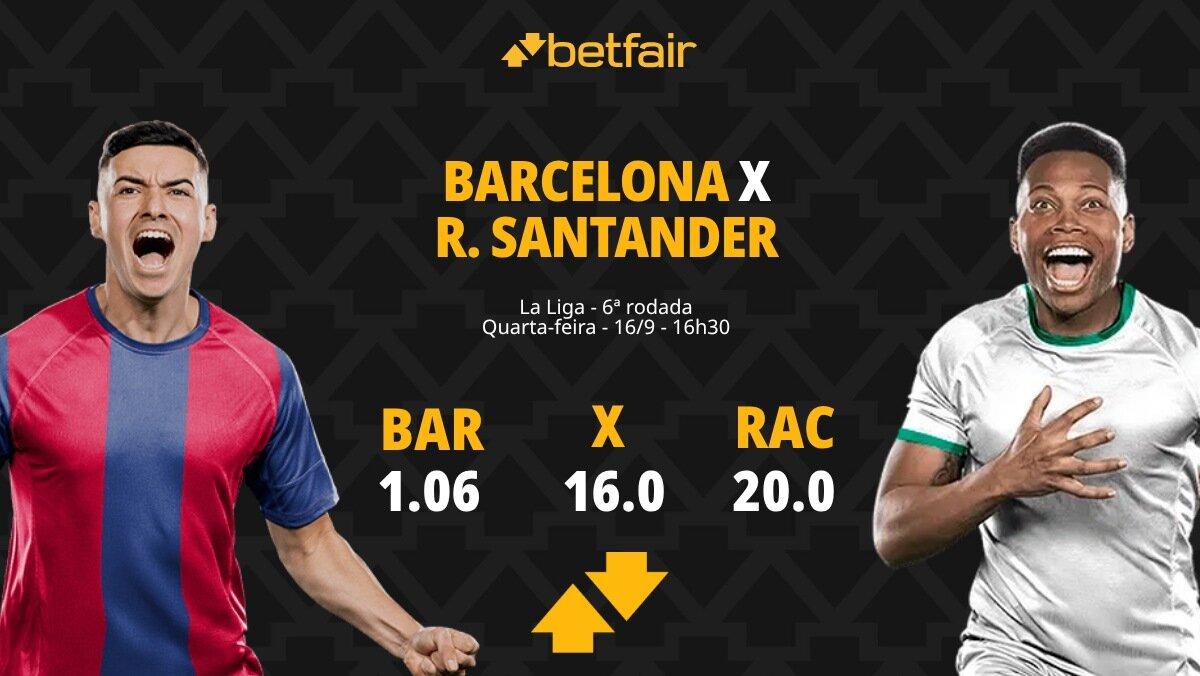 Barcelona x Racing Santander - La Liga: Notícias, Odds, Estatísticas, Escalações, Horário, Onde Assistir