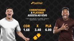 Corinthians x Platense - Libertadores 2026: Dicas, Palpites, Odds, Escalações, Horário, Onde Assistir