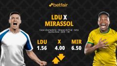 LDU x Mirassol - Libertadores 2026: Notícias, Odds, Estatísticas, Escalações, Horário, Onde Assistir