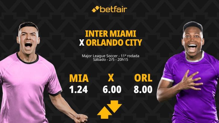 Inter Miami x Orlando City - MLS: Dicas, Palpites, Odds, Escalações, Horário, Onde Assistir