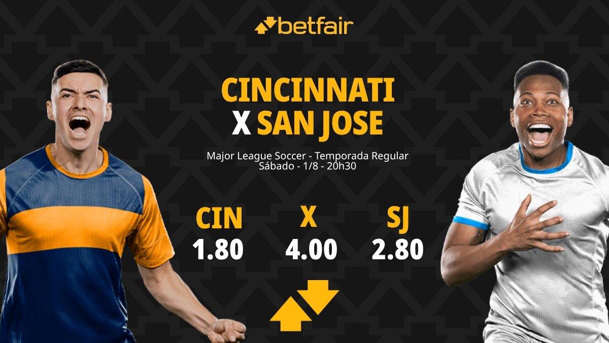 FC Cincinnati x San Jose Earthquakes - MLS 2026: Notícias, Odds, Estatísticas, Escalações, Horário, Onde Assistir