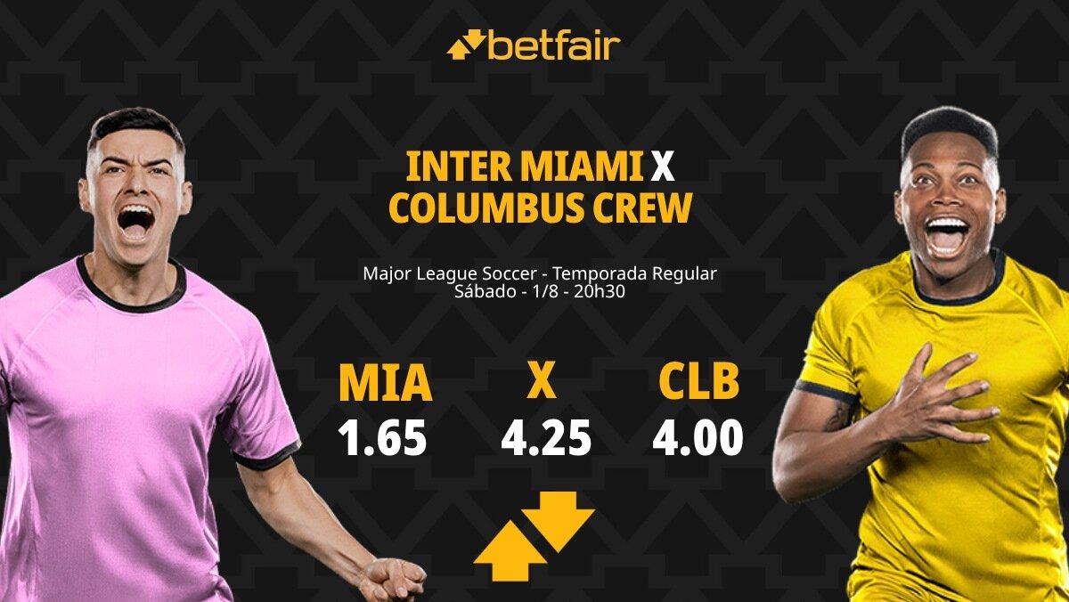 Inter Miami x Columbus Crew - MLS 2026: Notícias, Odds, Estatísticas, Escalações, Horário, Onde Assistir