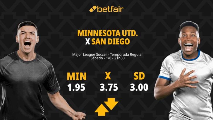 Minnesota United x San Diego FC - MLS 2026: Notícias, Odds, Estatísticas, Escalações, Horário, Onde Assistir