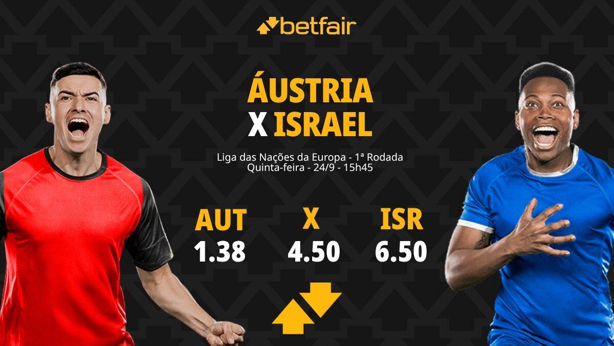 Áustria x Israel - Liga das Nações da UEFA: Notícias, Odds, Estatísticas, Escalações, Horário, Onde Assistir