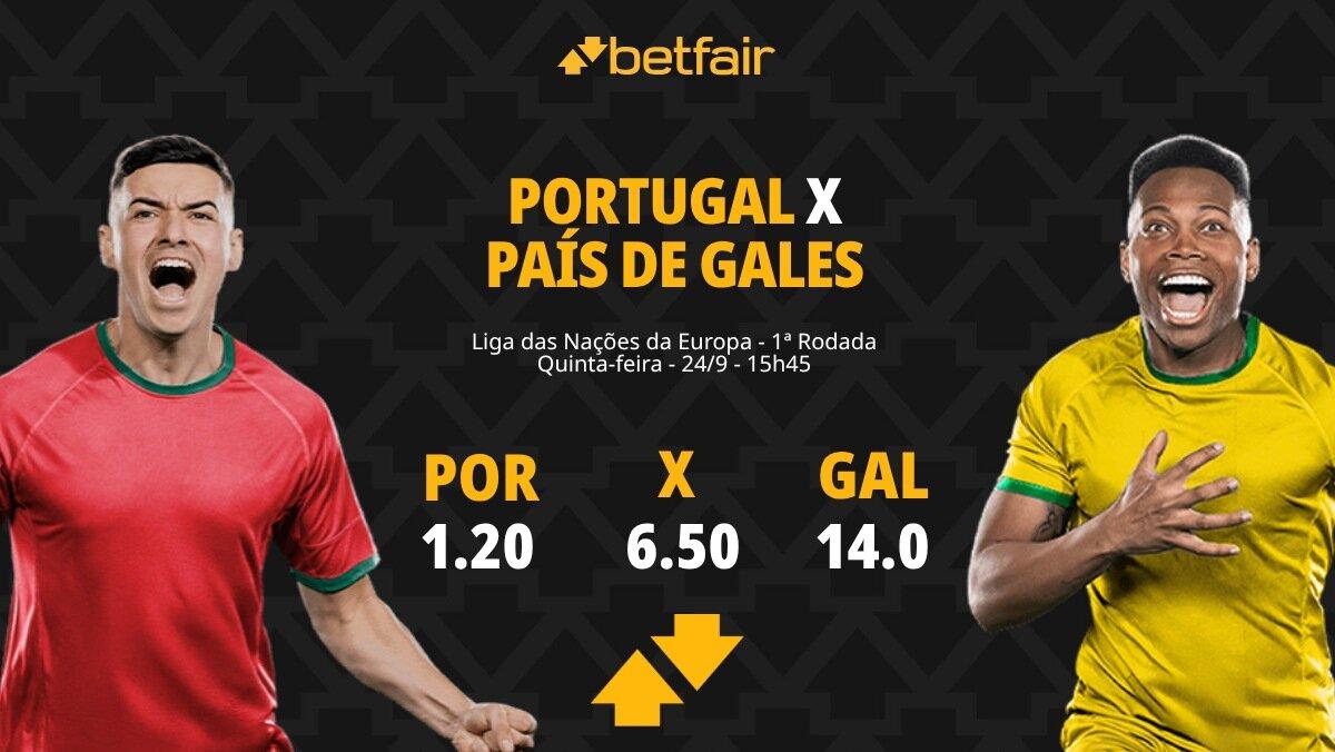 Portugal x País de Gales - Liga das Nações da UEFA: Notícias, Odds, Estatísticas, Escalações, Horário, Onde Assistir