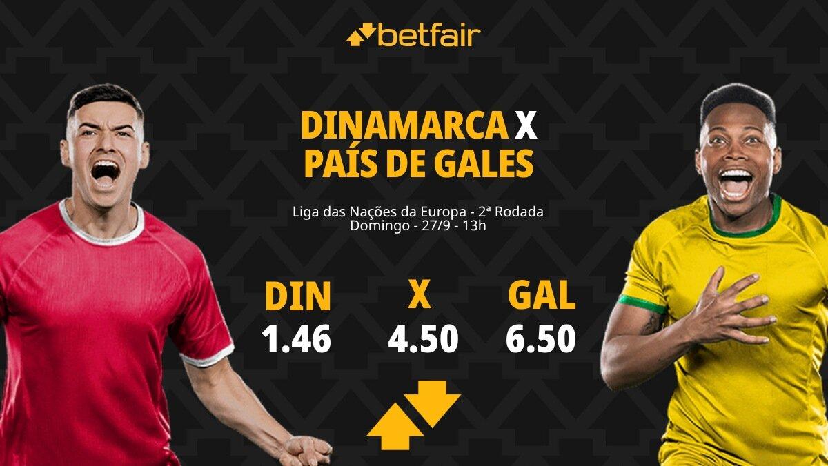 Dinamarca x País de Gales - Liga das Nações da UEFA: Notícias, Odds, Estatísticas, Escalações, Horário, Onde Assistir