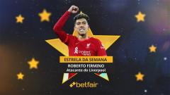 Estrela da Semana: Roberto Firmino dá pontapé na crise do Liverpool em tarde perfeita