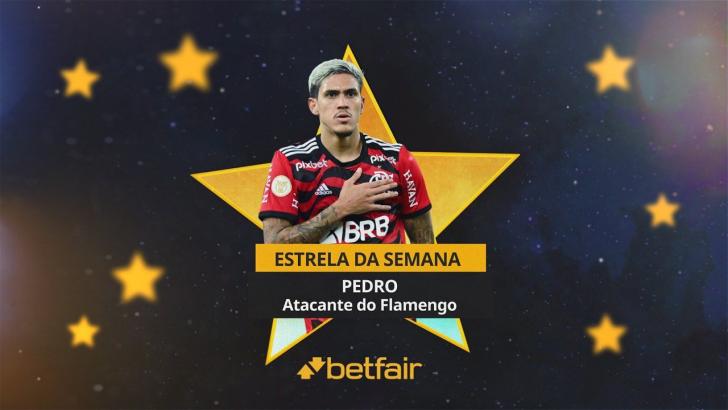 Estrela da Semana: Pedro destrói Bragantino com hat-trick em cinco minutos