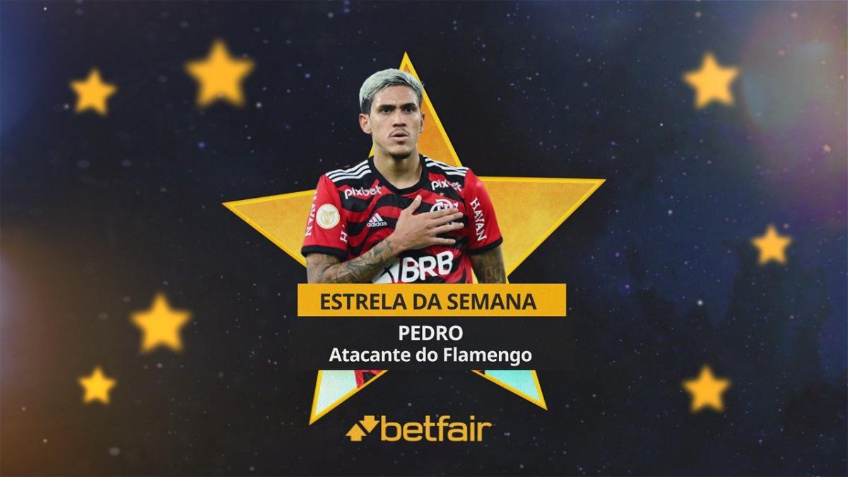 Estrela da Semana: Pedro destrói Bragantino com hat-trick em cinco minutos