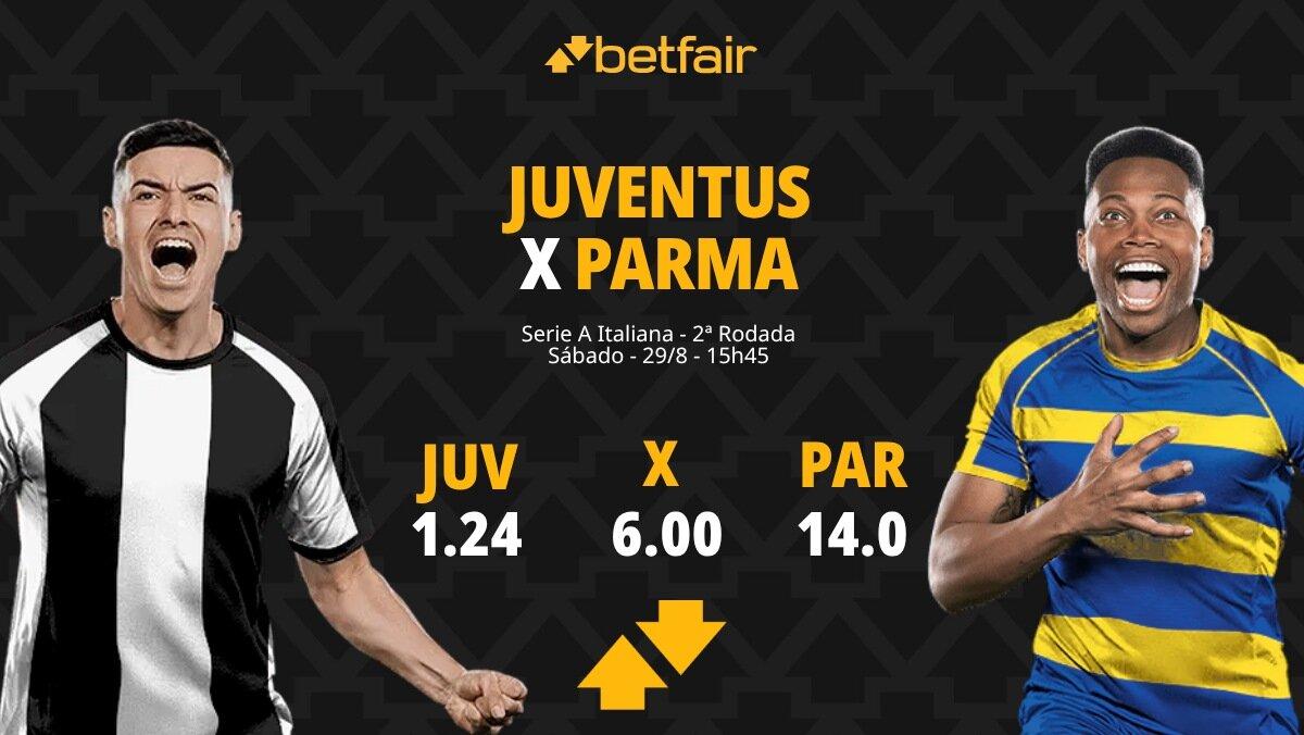 Juventus x Parma - Serie A Italiana: Notícias, Odds, Estatísticas, Escalações, Horário, Onde Assistir
