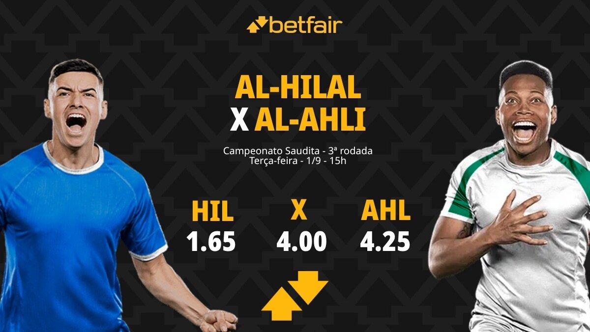 Al-Hilal x Al-Ahli - Campeonato Saudita: Notícias, Odds, Estatísticas, Escalações, Horário, Onde Assistir