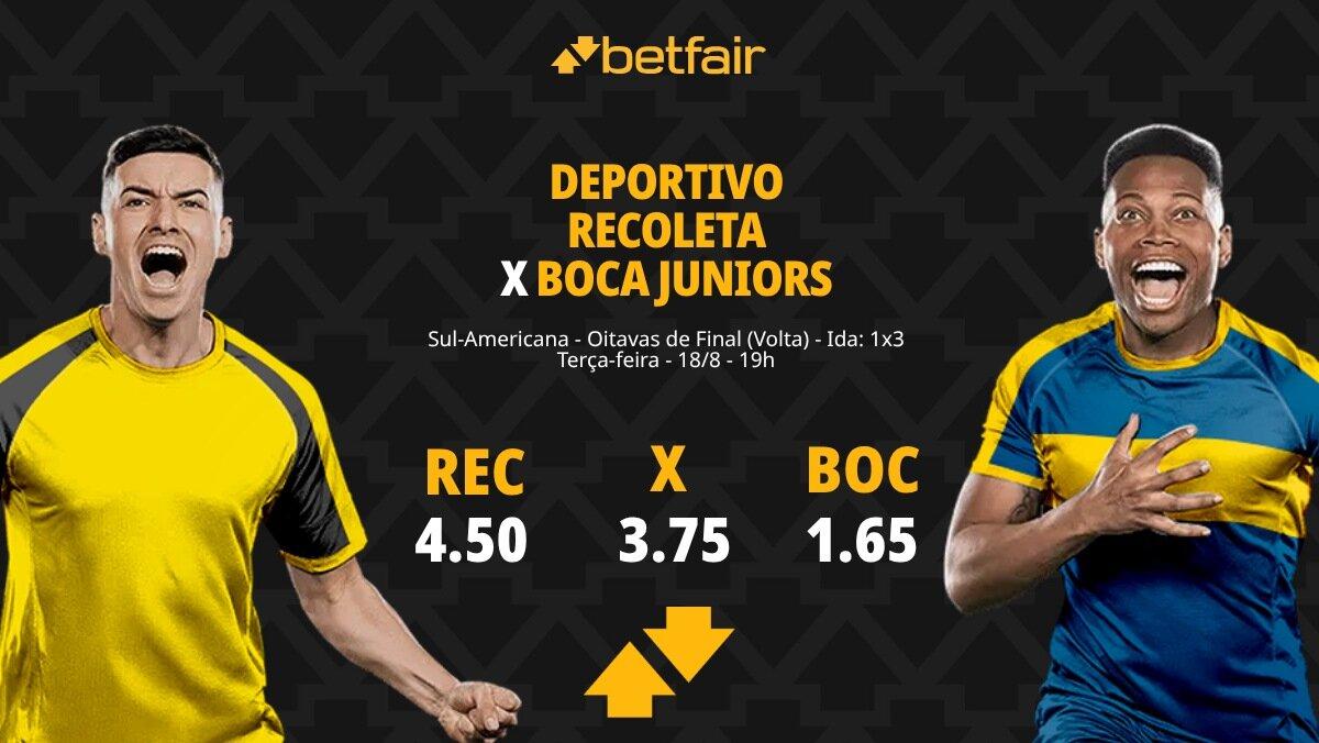 Deportivo Recoleta x Boca Juniors - Sul-Americana 2026: Notícias, Odds, Estatísticas, Escalações, Horário, Onde Assistir
