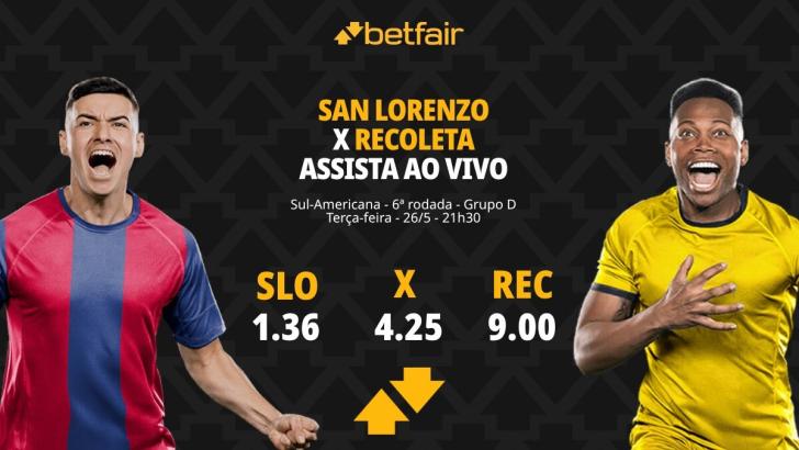San Lorenzo x Recoleta - Sul-Americana 2026: Dicas, Palpites, Odds, Escalações, Horário, Onde Assistir