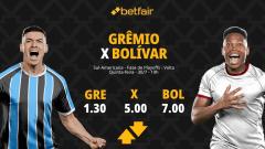 Grêmio x Bolívar - Sul-Americana 2026: Notícias, Odds, Estatísticas, Escalações, Horário, Onde Assistir